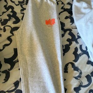 White Fox Boutique Oversized Grey Sweats